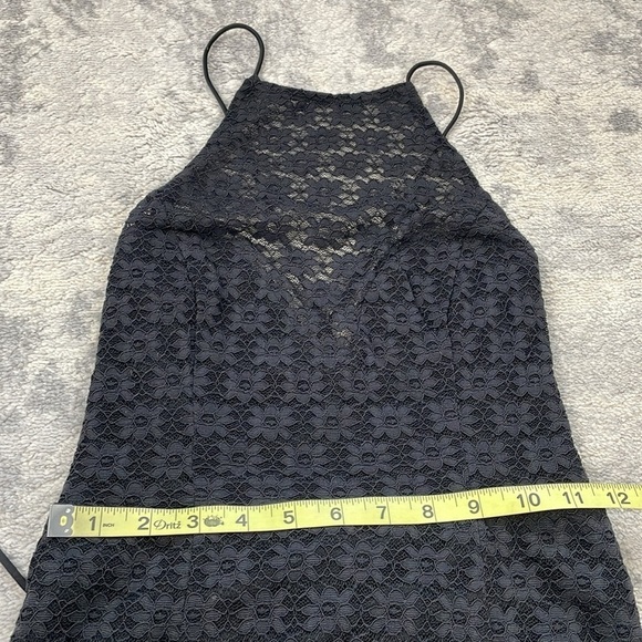 New Bardot Chameleon Lace Midi Dress In Black Strappy Open Back Sz S - Picture 11 of 16